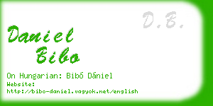 daniel bibo business card
